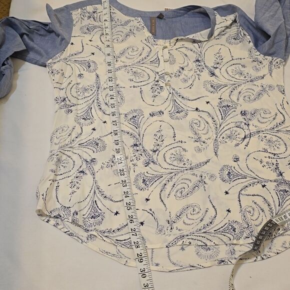 BRINA and EM  rayon combo blouse size large - Picture 7 of 9